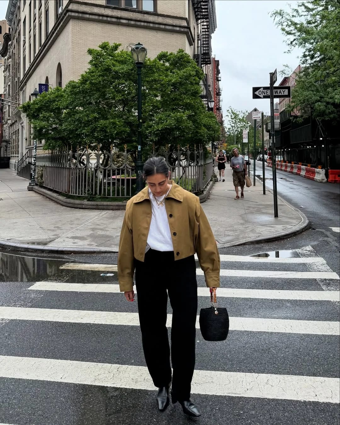 Customer photo review of Abigail Pleated Collar Jacket