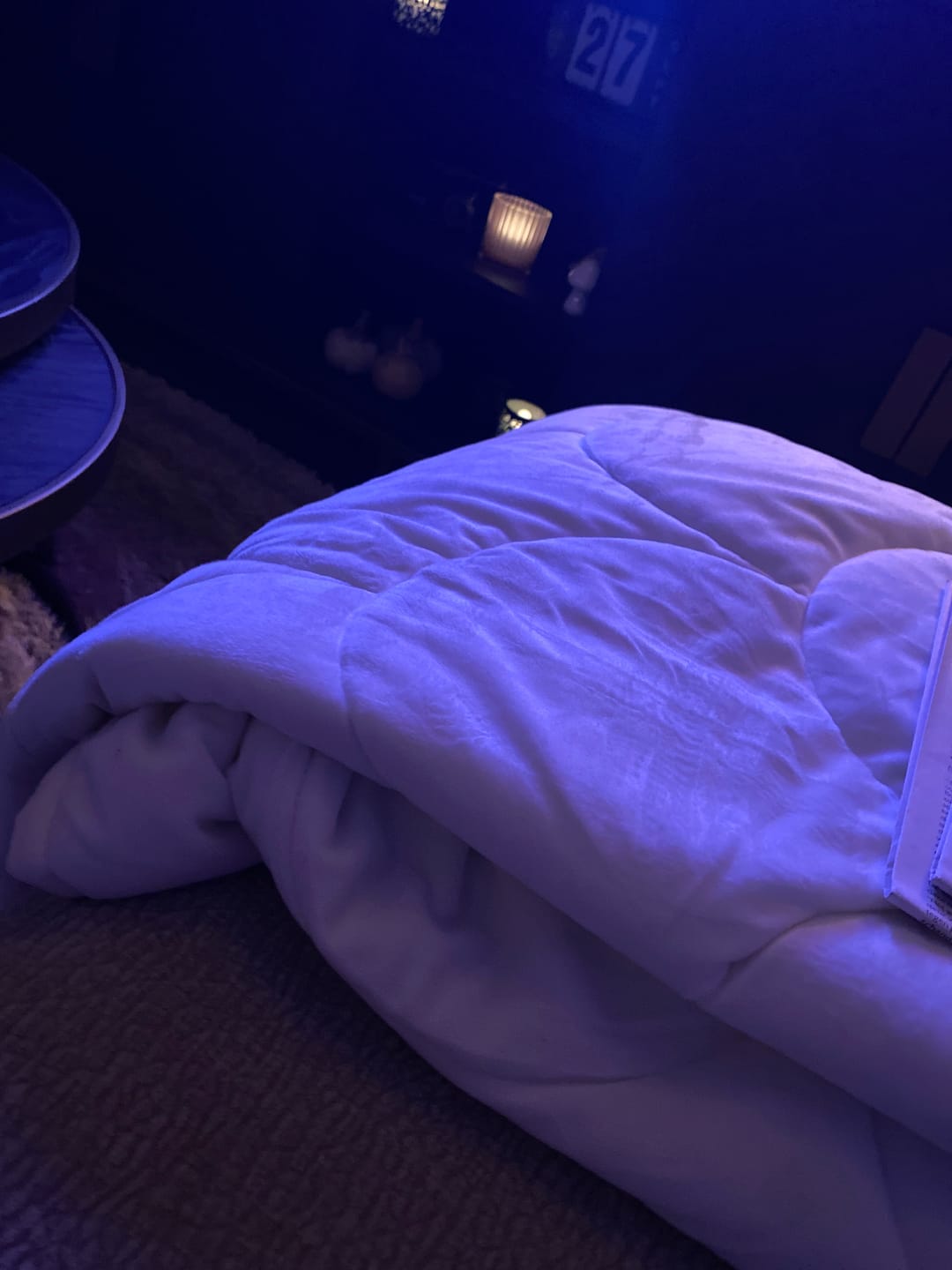 Customer photo review of Dekbed Zonder Overtrek Velvet™ Pearl White