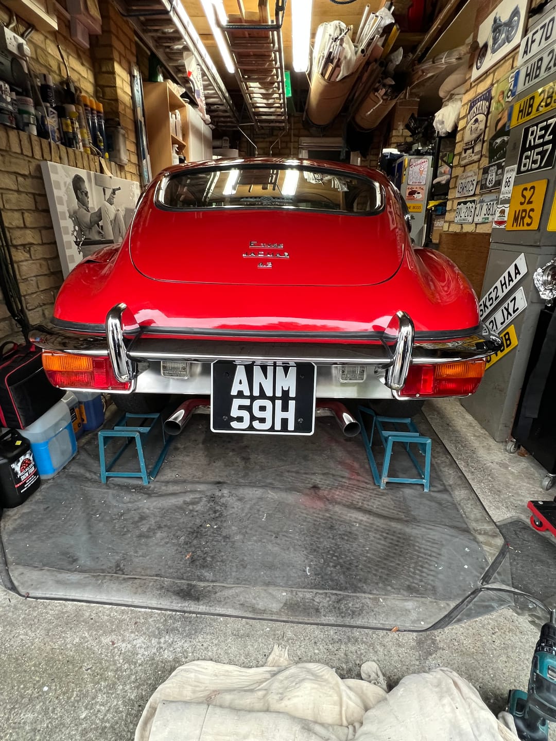 Customer photo review of Classic Metal Pressed Number Plate 520 x 111mm & 11 x 8 inches