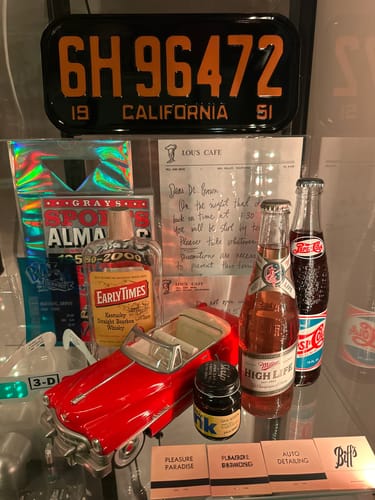 Customer photo review of 1951 CALIFORNIA LICENSE PLATE 6"x14" (351.5mm x 156.5mm)