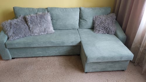 Customer photo review of Narożnik NEO BS sztruks