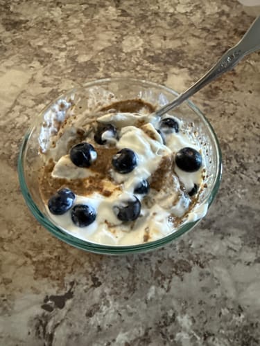 Customer photo review of Premium Whey Protein Travel Packs