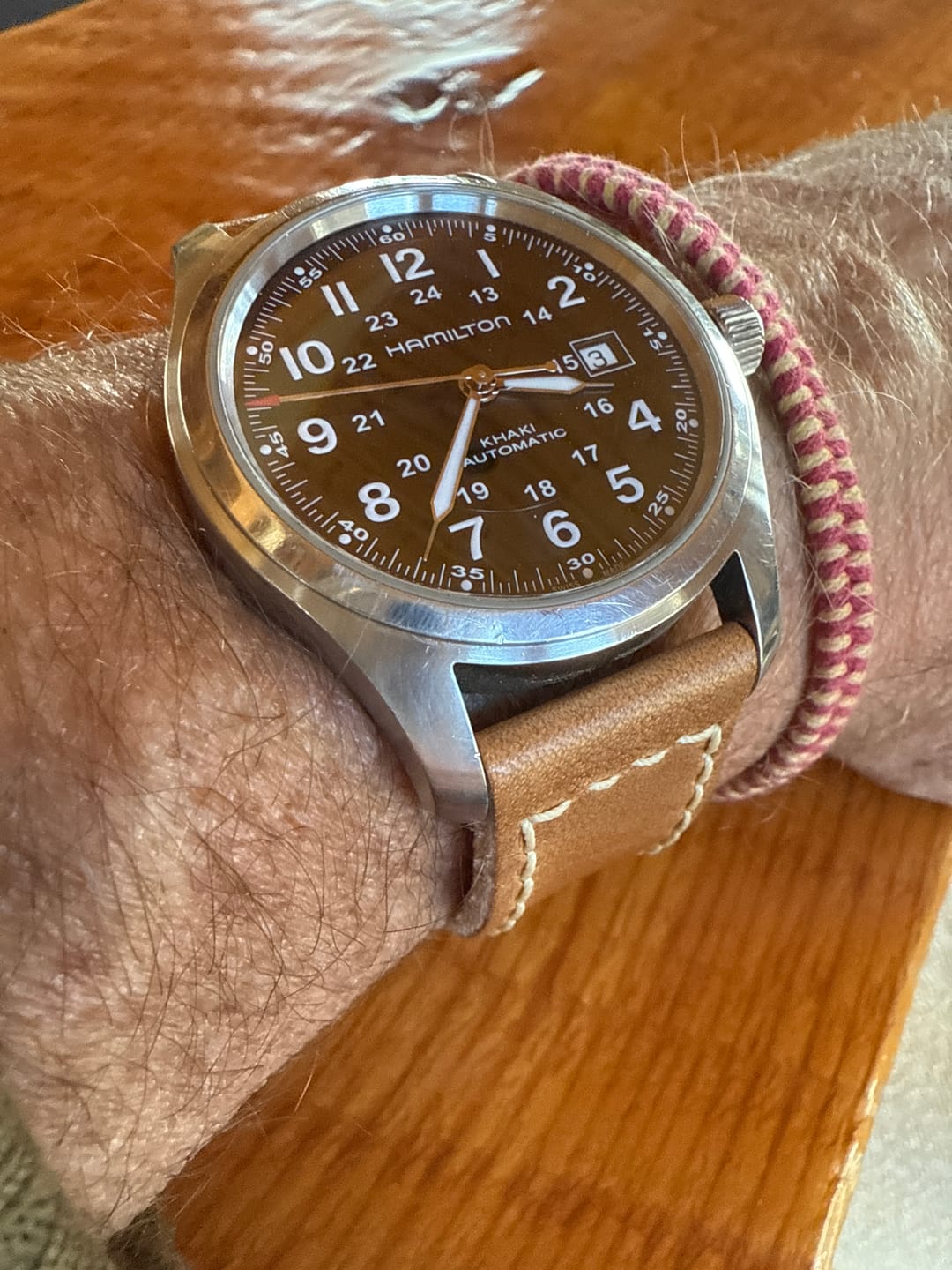 Customer photo review of Horween Natural Dublin | Natural Thread