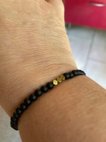 Customer photo review of Obsidian Armband