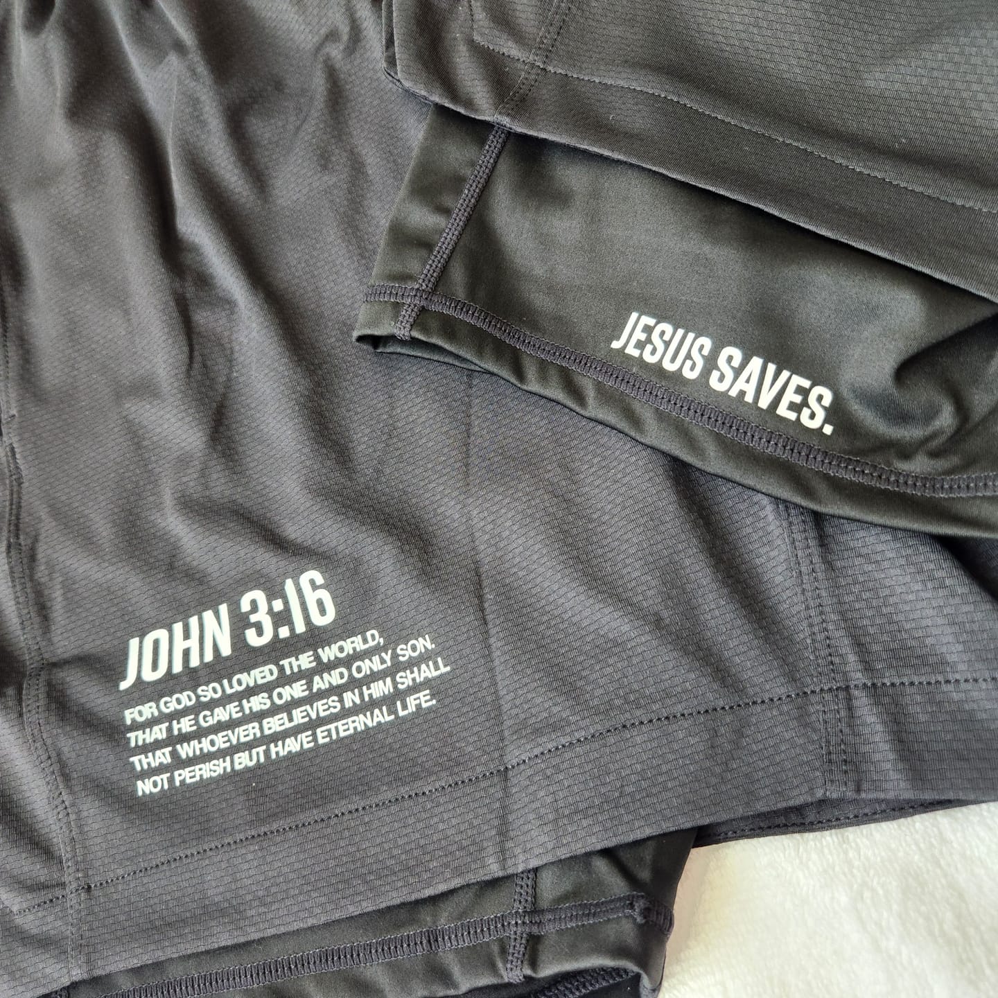 Customer photo review of Signature Tech Liner Shorts