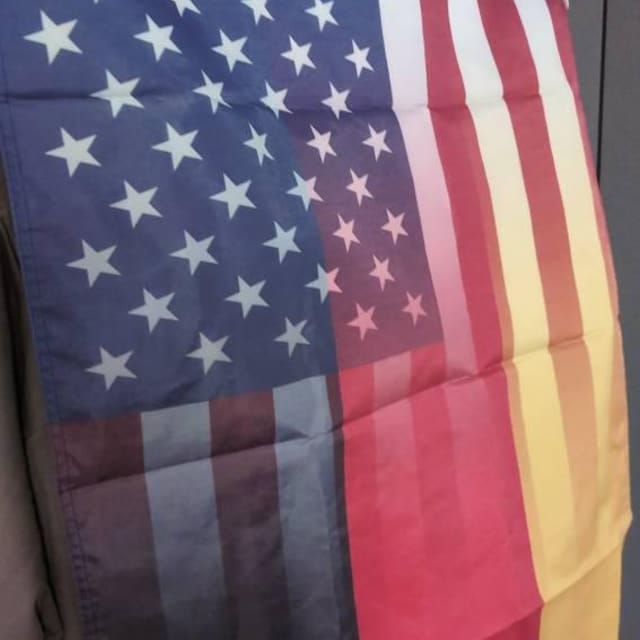 Customer photo review of German American Hybrid Flag