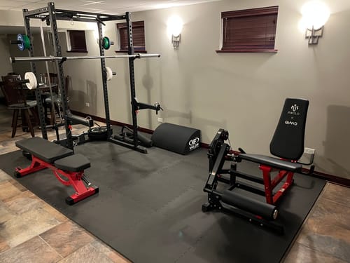 Customer photo review of TAWERET™  1:1 Cable Ratio Leg Extension and Curl Machine
