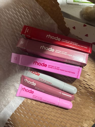 Customer photo review of peptide lip trio