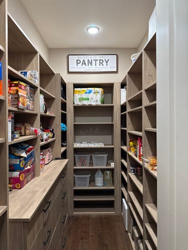 Customer photo review of Personalized Pantry Sign With Name & Established Date