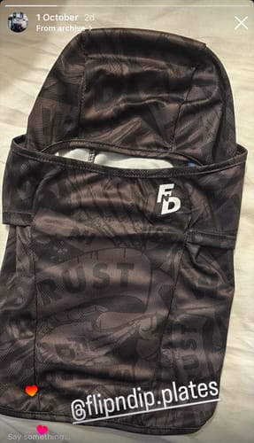 Customer photo review of Pattern Balaclava