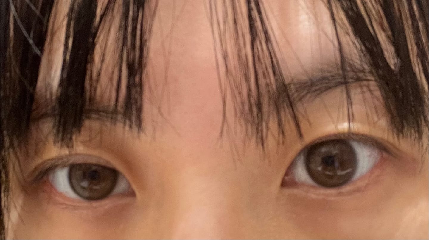 Customer photo review of Lensme Yous Choco Monthly Colored Contacts (2 Pack)