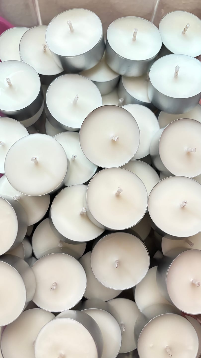 Customer photo review of ENVASES PARA VELAS DE TÉ