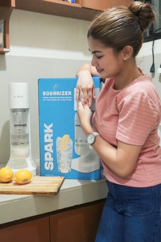 Customer photo review of Sodarizer Spark: Soda and Seltzer Water Maker