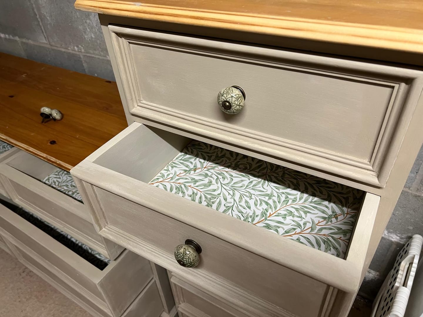 Customer photo review of WILLOW William Morris | Scented Drawer Liners in 3 Fragrances.