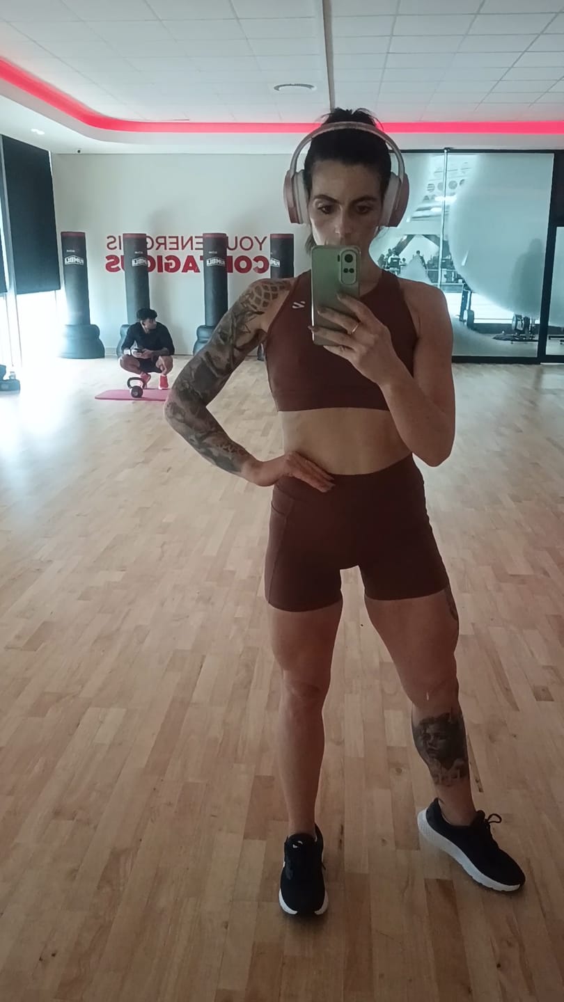 Customer photo review of High-Rise Pockets Shorts