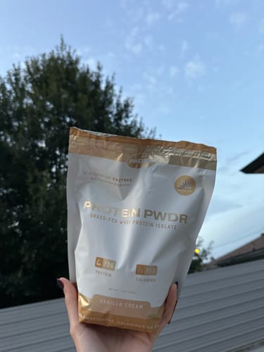 Customer photo review of PROTEIN PWDR