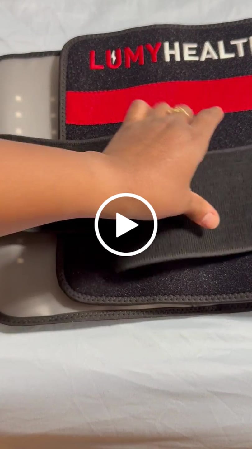 Customer video review of Lumyhealth Multi-Spectrum Red Light Therapy Pad