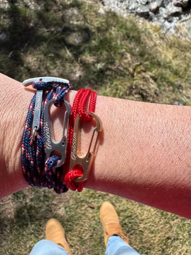 Customer photo review of L'Aiguille Rouge - Mousqueton Or Rose