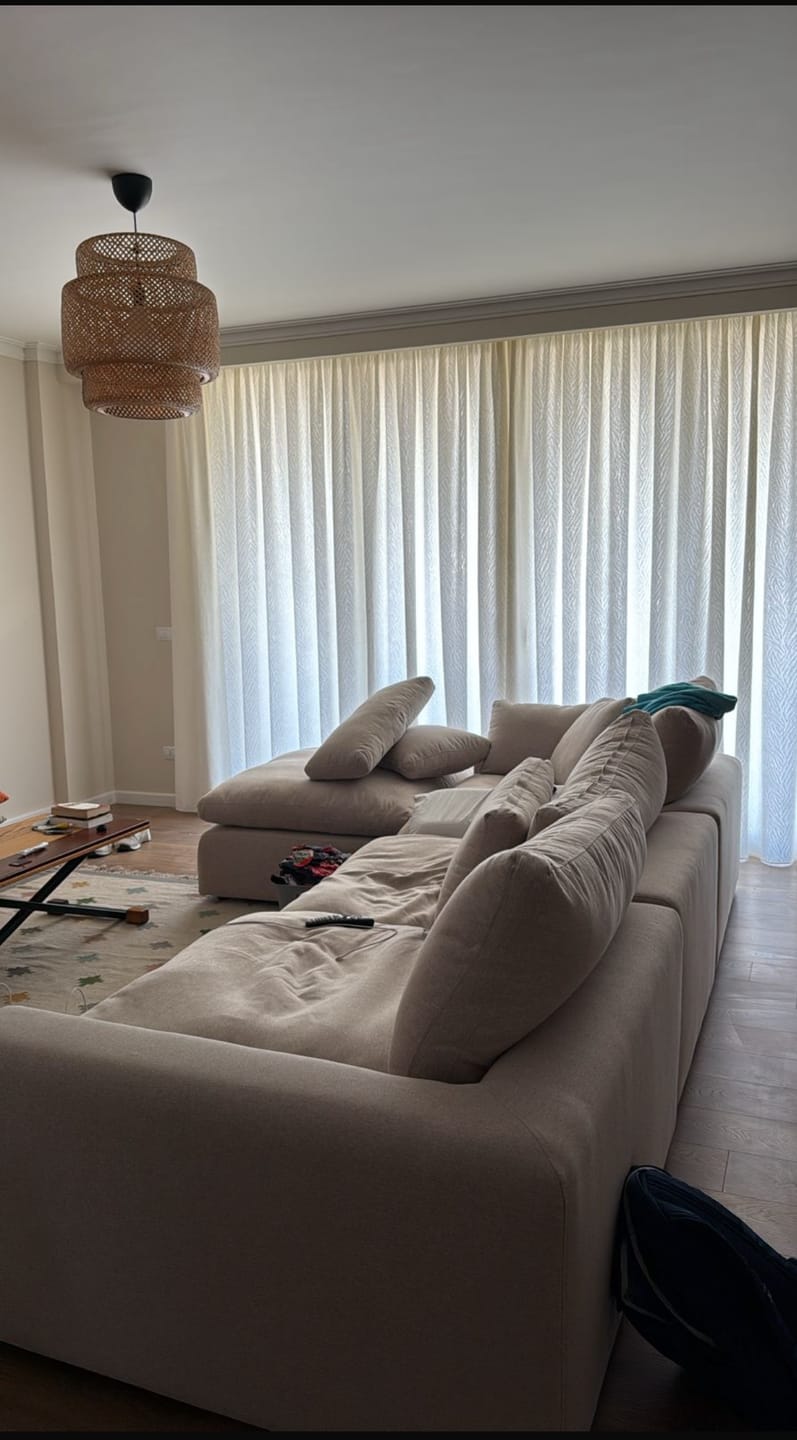 Customer photo review of Sink-down L-Shape Sofa