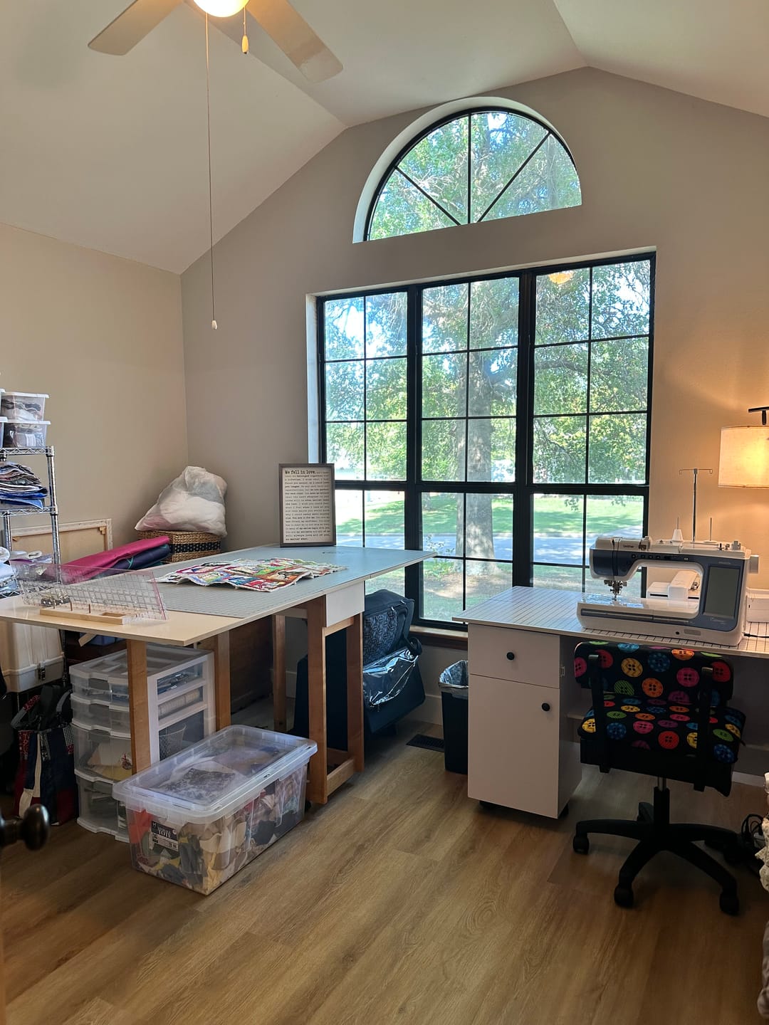 Customer photo review of Arrow Hydraulic Sewing Chair