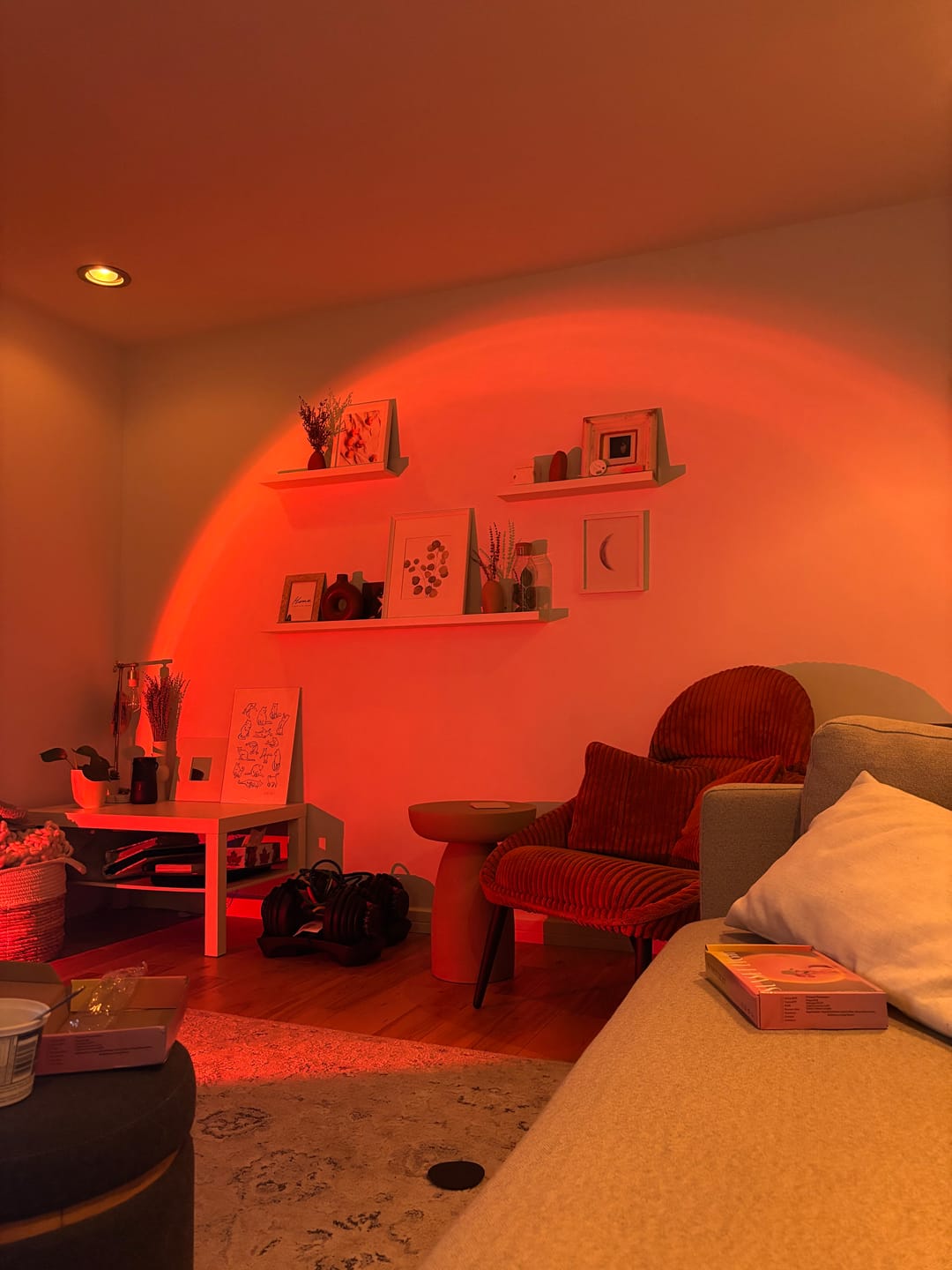 Customer photo review of Golden Hour Sunset Lamp