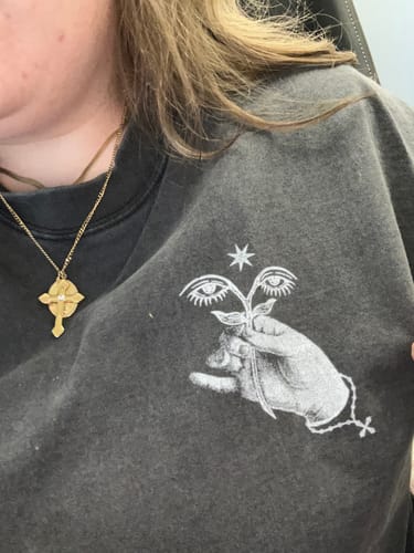 Customer photo review of St. Lucy Oversized Tee