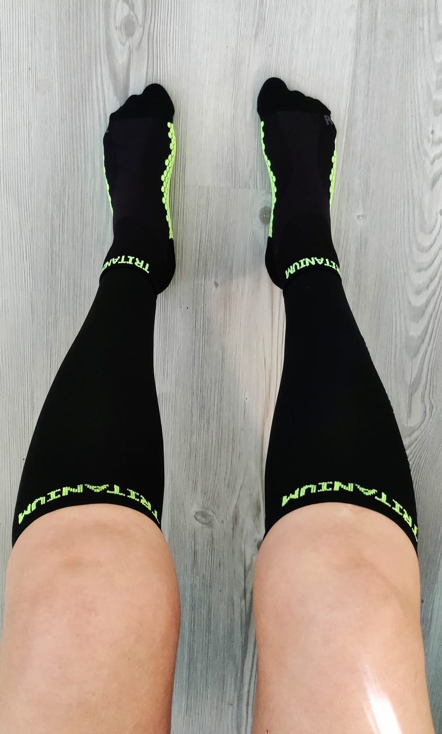 Customer photo review of eXtend High – Kompressiosäärystimet – Musta/Lime