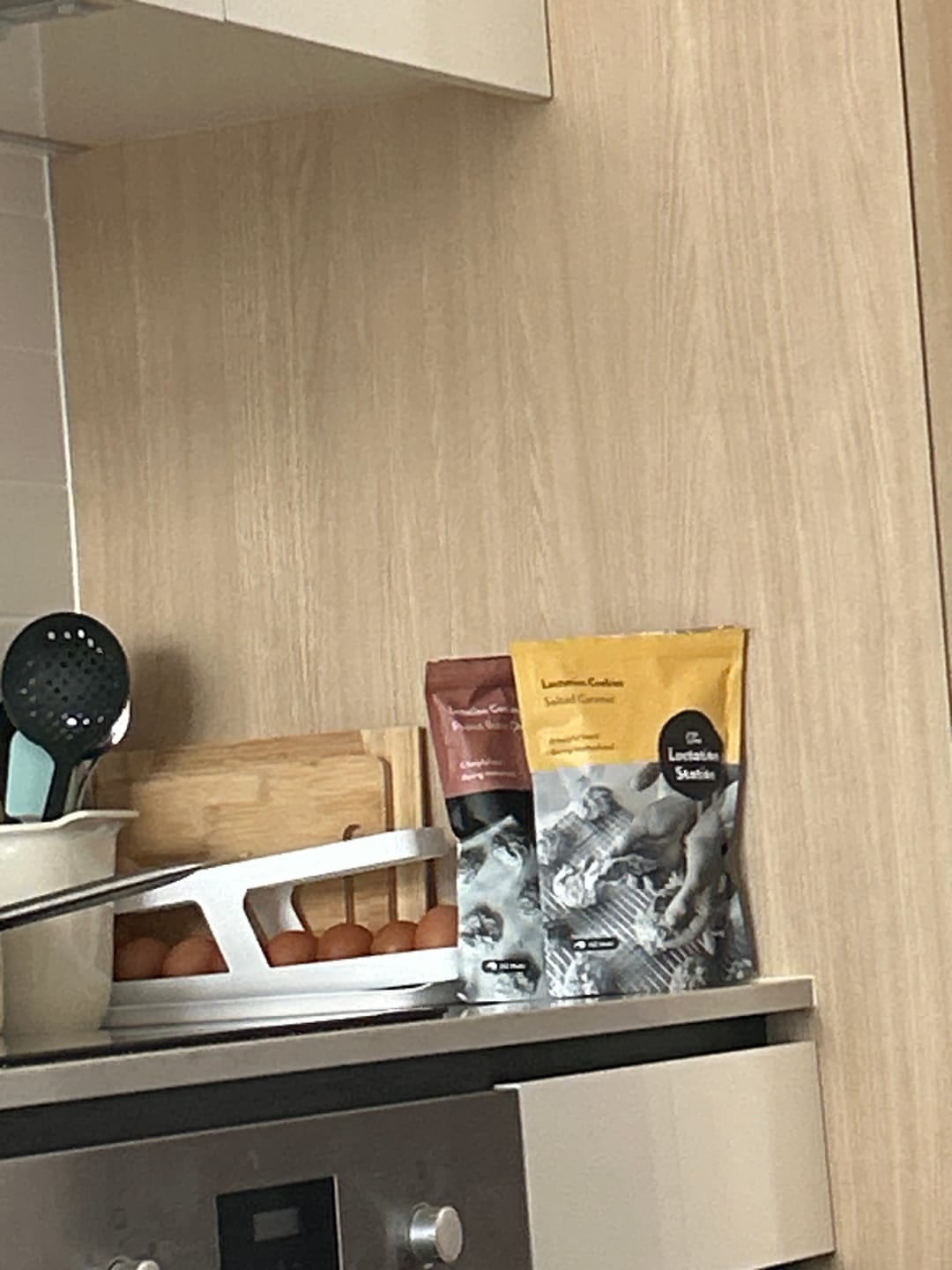 Customer photo review of Salted Caramel Lactation Cookies