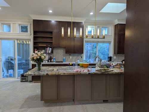 Customer photo review of Andreas Linear Chandelier 5/7/8 Light