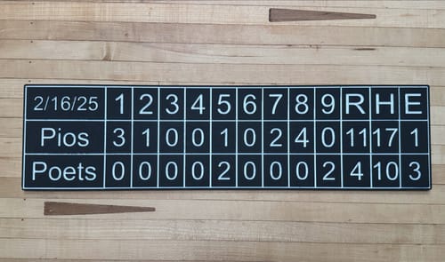 Customer photo review of ColorCore HDPE Plastic - Premium Multi-Layer Engravable Sheets