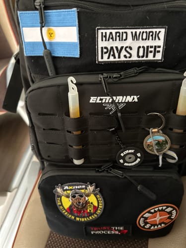 Customer photo review of Mochila Pro Series 45L Black