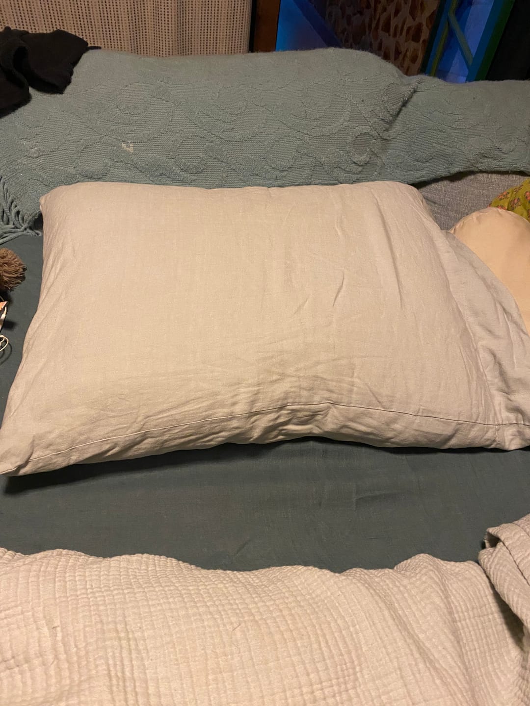 Customer photo review of Wool Pillow