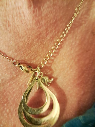 Customer photo review of Necklace: Celestial