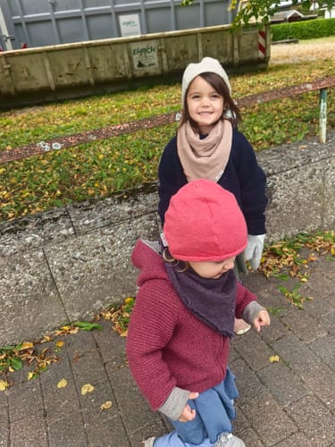 Customer photo review of Upcycling Kaschmir Halstuch