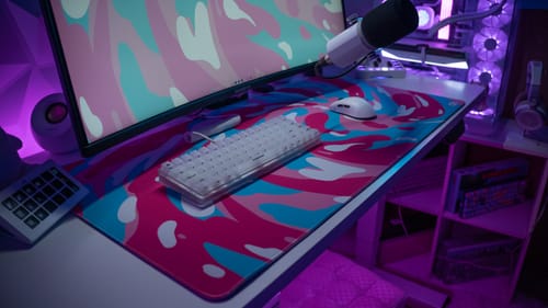 Customer photo review of Miami Swirl Mousepad