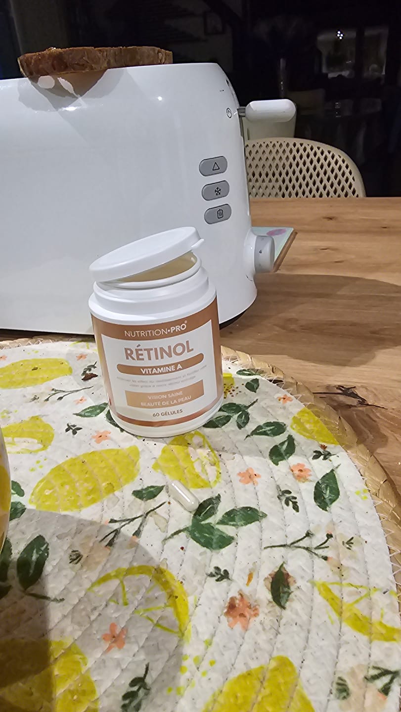 Customer photo review of RÉTINOL (VITAMINE A) - 60 GÉLULES