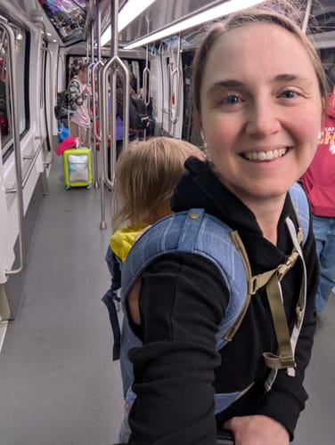 Customer photo review of Toddler Carrier