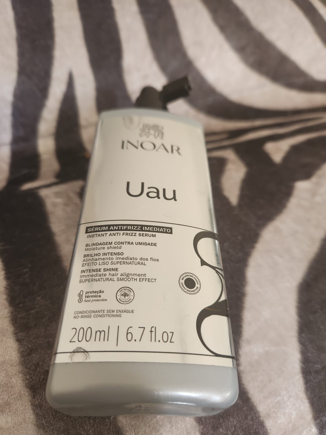Customer photo review of INOAR’s UAU Anti-Frizz Serum Spray 200ml