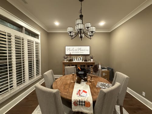 Customer photo review of Meals And Memories Are Made Here Sign