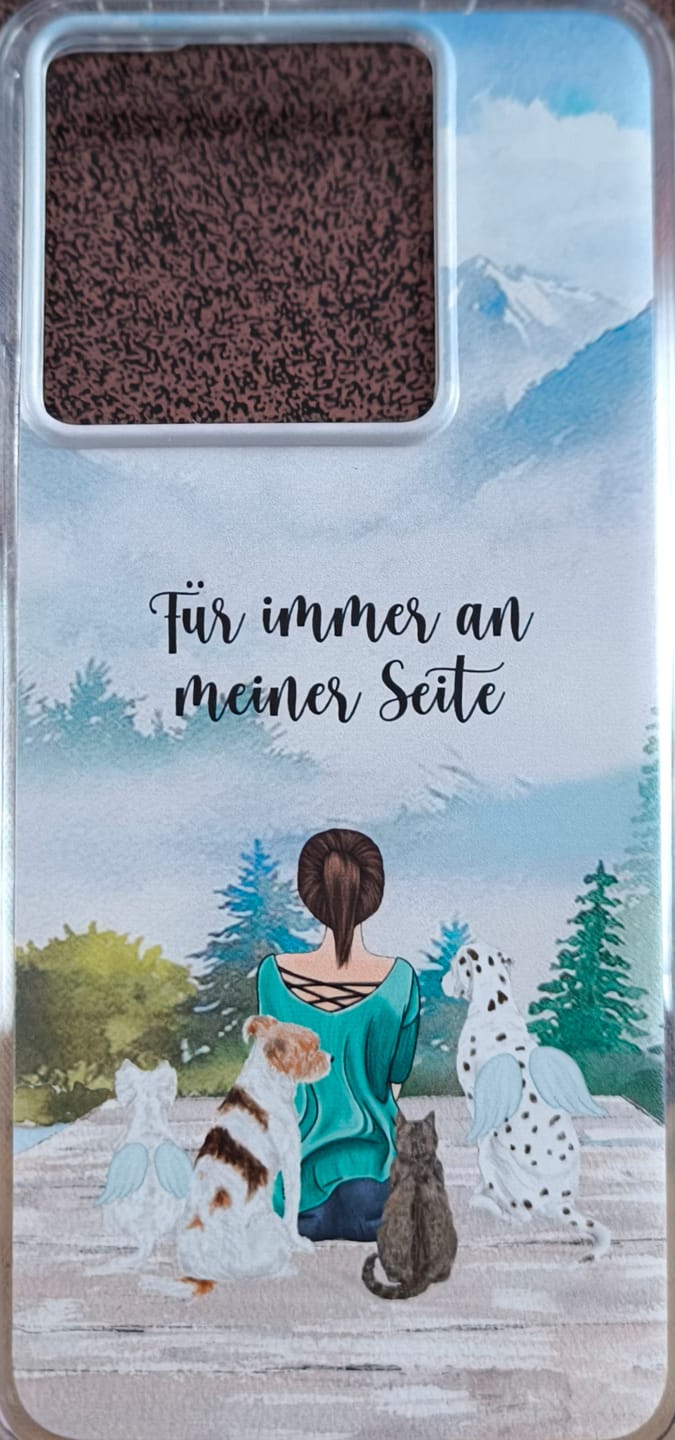 Customer photo review of Unterwegs mit Haustier - Individuelle Handyhülle