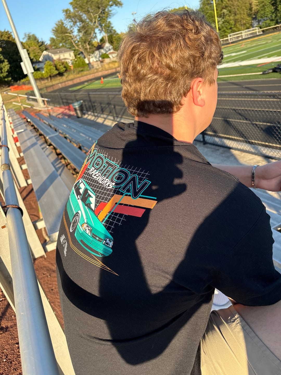 Customer photo review of 80s Retro Fox Body Shirt (Gildan Dry Blend)