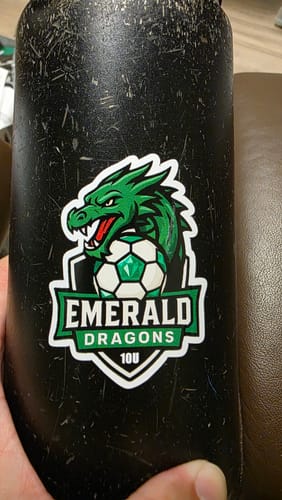 Customer photo review of 25 2.5" Custom Vinyl Stickers