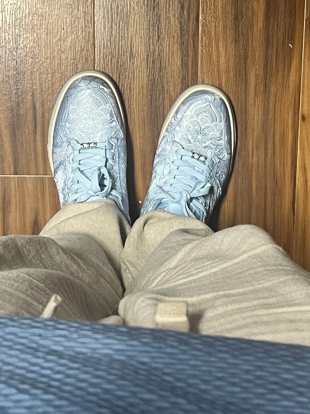 Customer photo review of Nihonga inspired Silk Sneakers