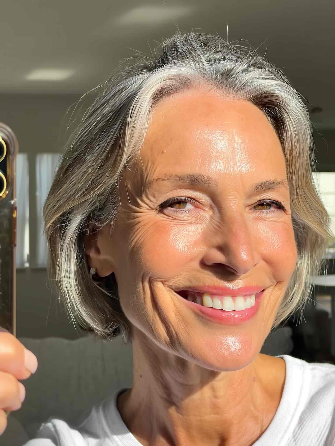 Customer photo review of Collagen Fit™ - Máscara Rejuvenescedora de Colagénio