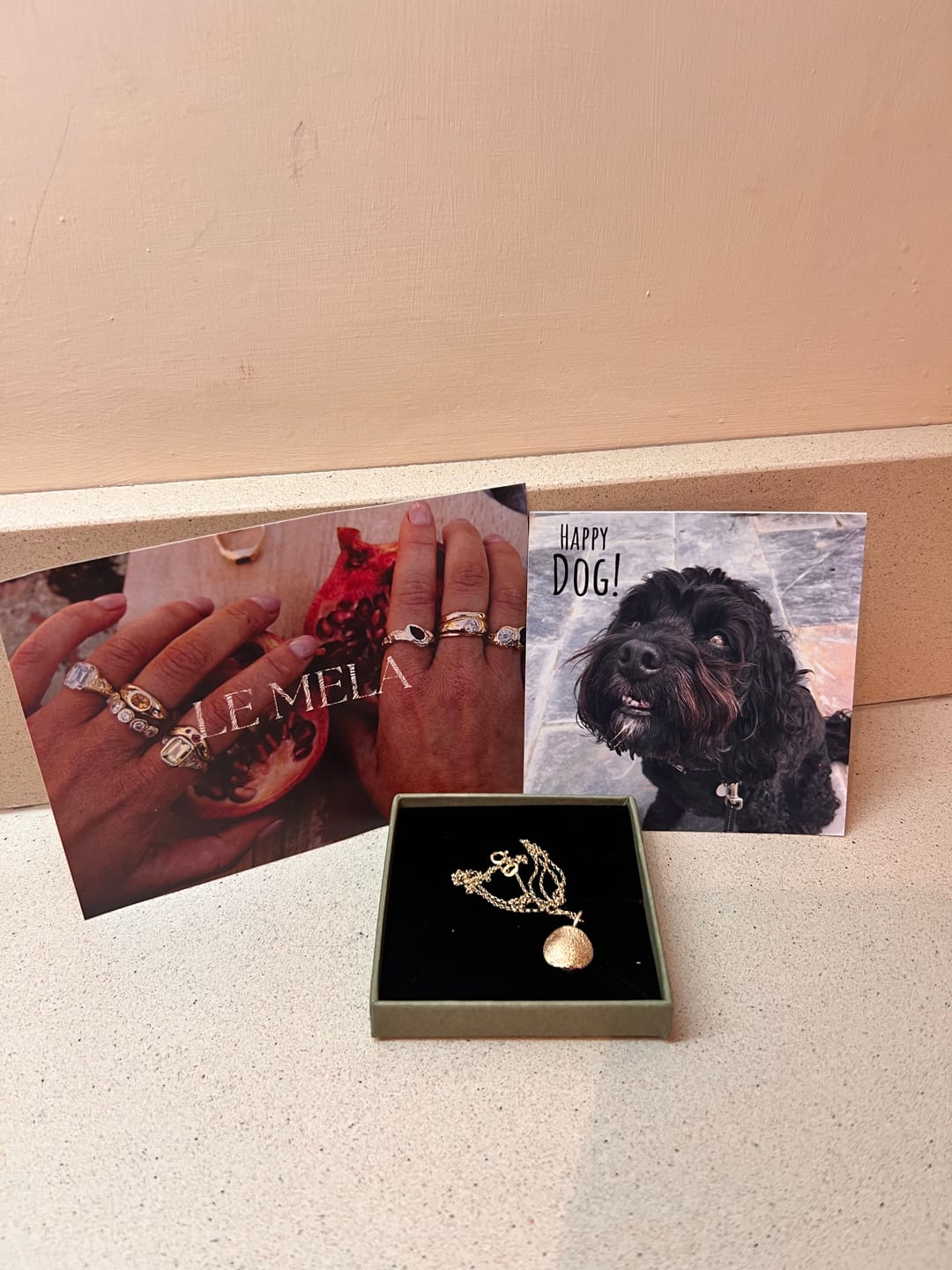 Customer photo review of Imprint necklace kit