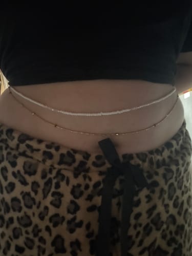 Customer photo review of *Limited Edition* Prestige Luxury Waist Beads 🎀 (Set of 2 Strings)