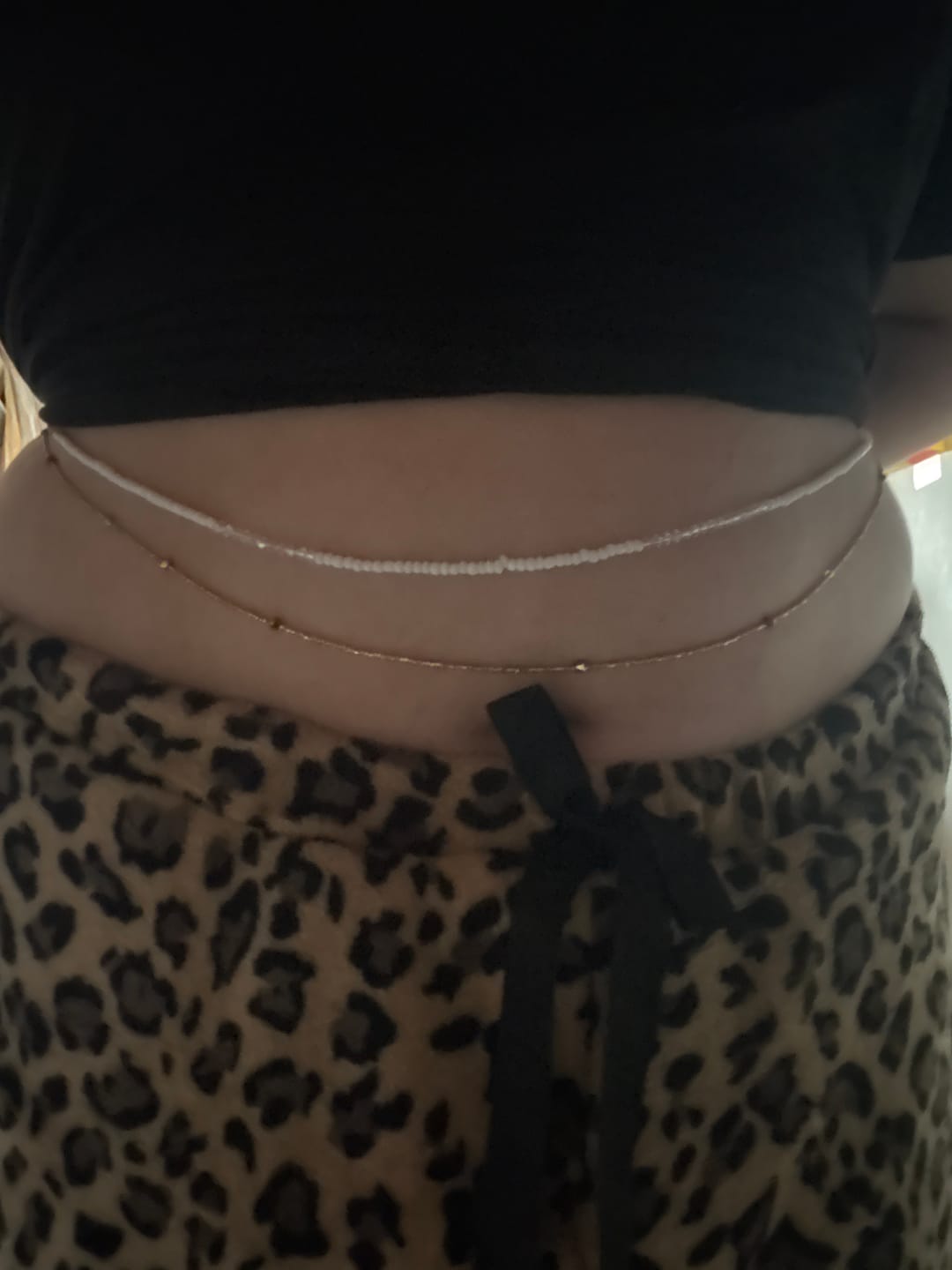 Customer photo review of *Limited Edition* Prestige Luxury Waist Beads 🎀 (Set of 2 Strings)