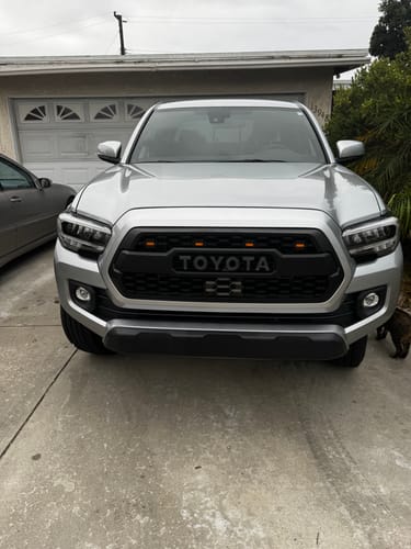 Customer photo review of 2016-2023 TOYOTA TACOMA RAPTOR LIGHTS FOR TRD PRO GRILL
