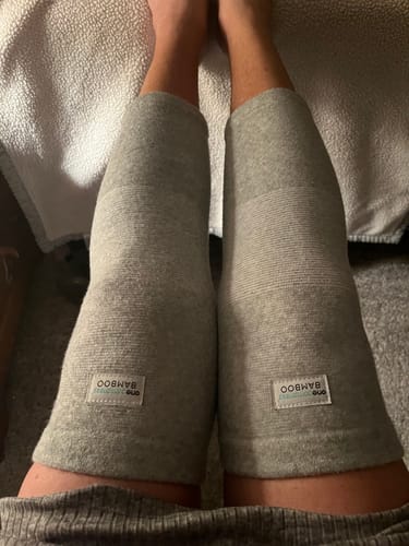 Customer photo review of Premium Bamboo Knee Sleeve (Single)