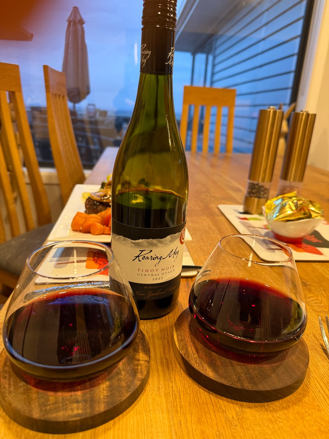 Customer photo review of Aequilibrium Wooden Coasters